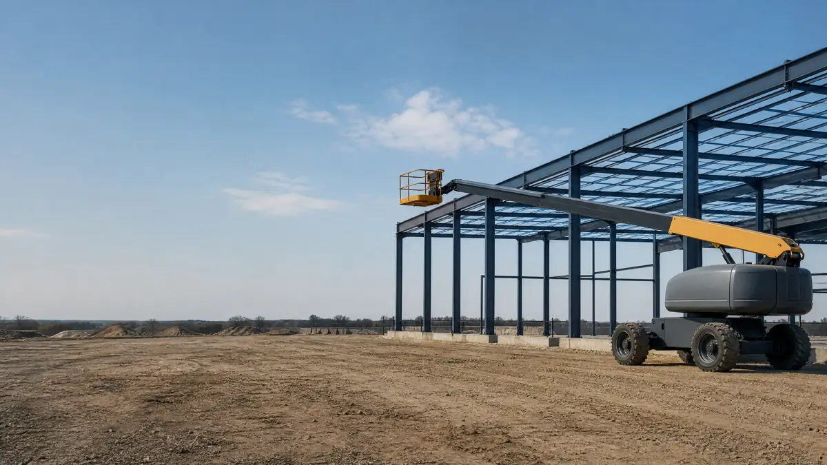 Telescopic Boom Lifts jobsite access in Charlotte